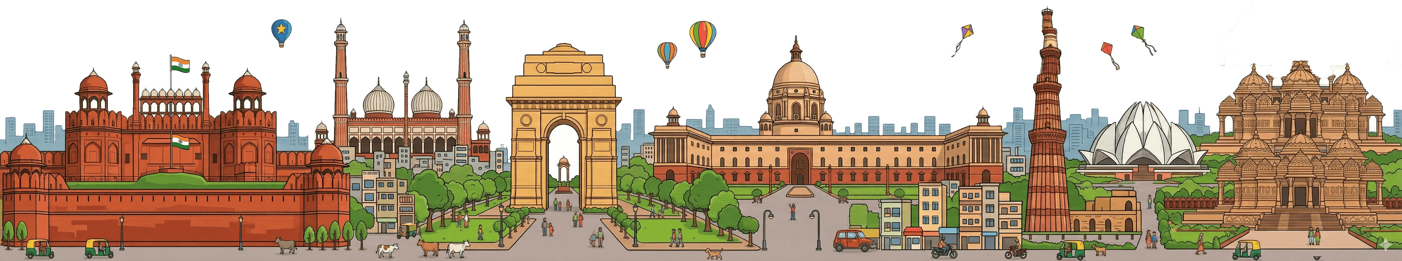 Delhi Skyline